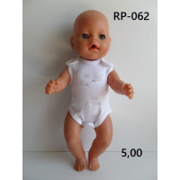 Romper wit met stipjes