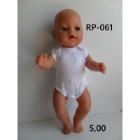 Romper wit met stipjes