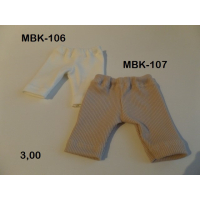 Broekje zand ribtricot