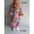 Jurk, legging en slab. Rose met dieren