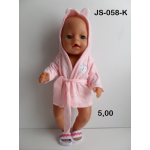 badjas zalm met vlinders