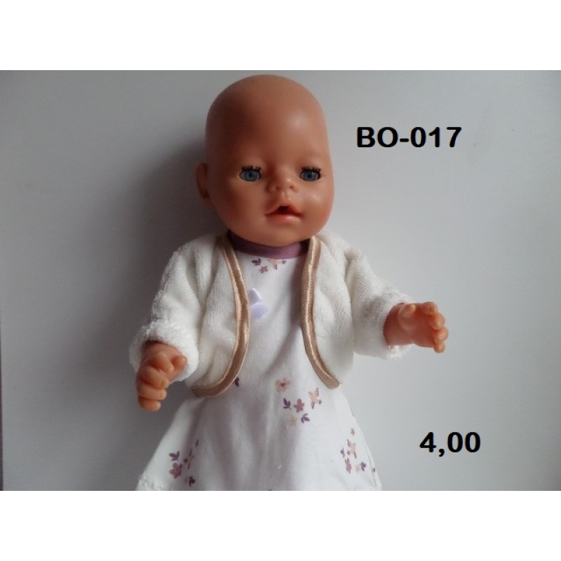 Bolero van velours/ badstof