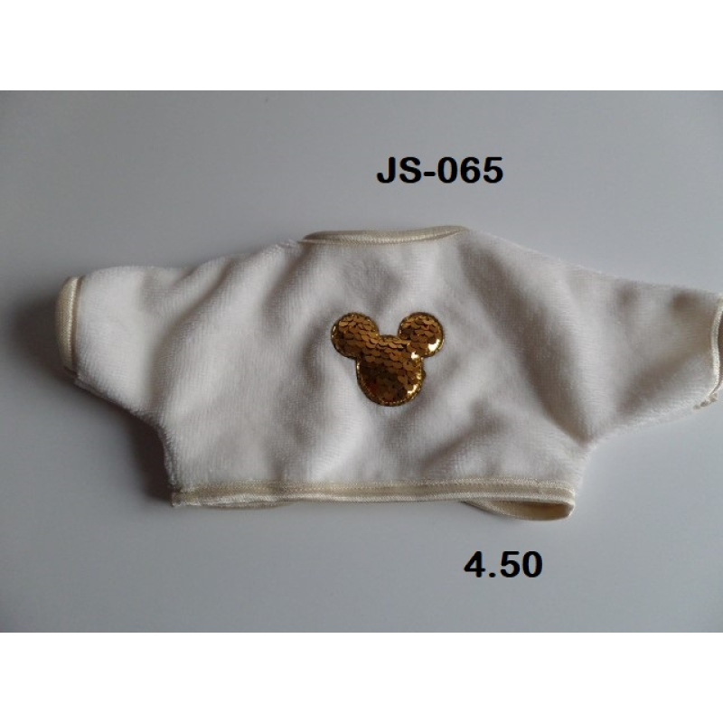 Bolero van velours met Mickey Mouse 