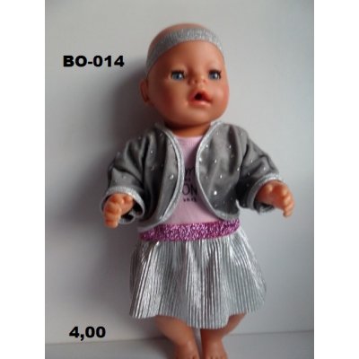 Bolero grijs velours met zilveren stippen en band Bolero grijs velours met zilveren stippen en band