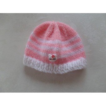 Muts zalmrose streep   - K