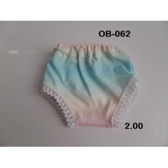 Onderbroek pastel strepen, mint