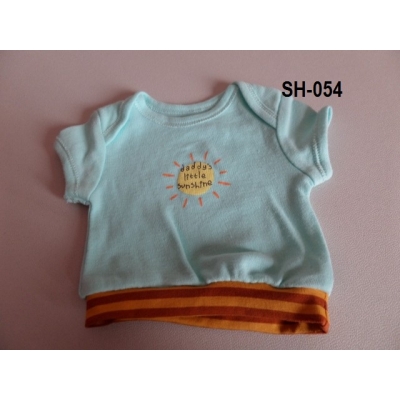 Shirt mint, met zon