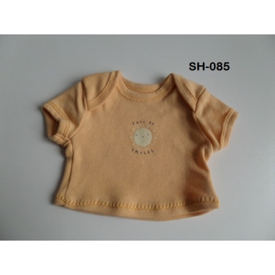 T shirt oranje met zon