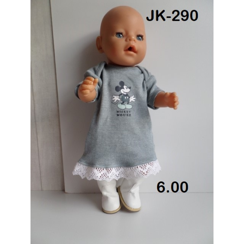 jurk Mickey Mouse met kantje