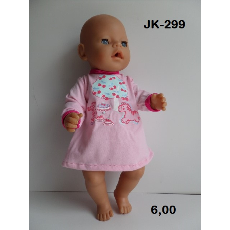 Jurk rose met appelboom