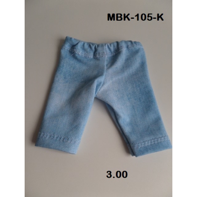 Broek jeans blauw 