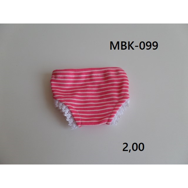 onderbroek rose gestreept  maat 32