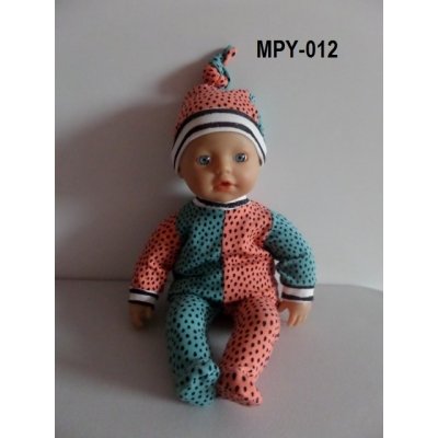 Boxpak of pyjama met muts voor de kleine baby born 32 cm Boxpak of pyjama met muts voor de kleine baby born 32 cm