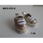 Sneaker goud, past de 32 en 36 cm pop