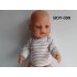 Tuinbroek taupe met gestreept shirt