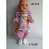 Jurk, legging en slab. Rose met dieren