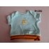 Short met streep, mosterdkleur tricot